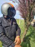 MARUSHIN C-131 Üvegszál bukósisak és RETRO buborék plexi teszt képe